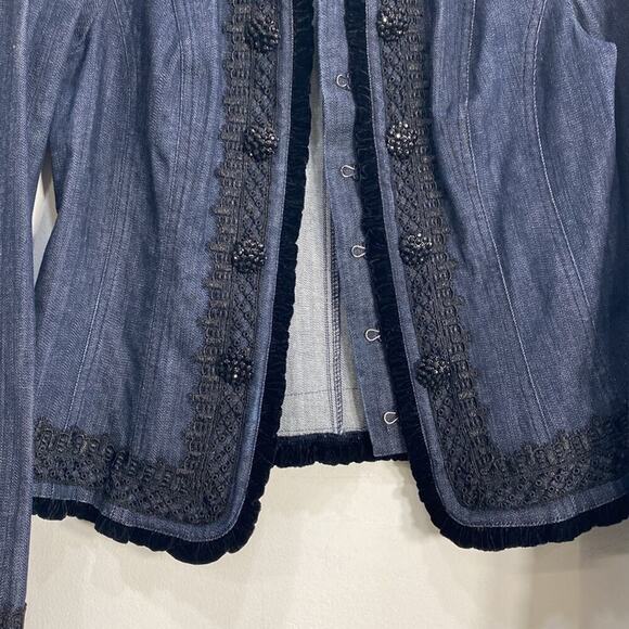 I.N.C. International Concepts Jean Jacket Women's Medium - Picture 5 of 12